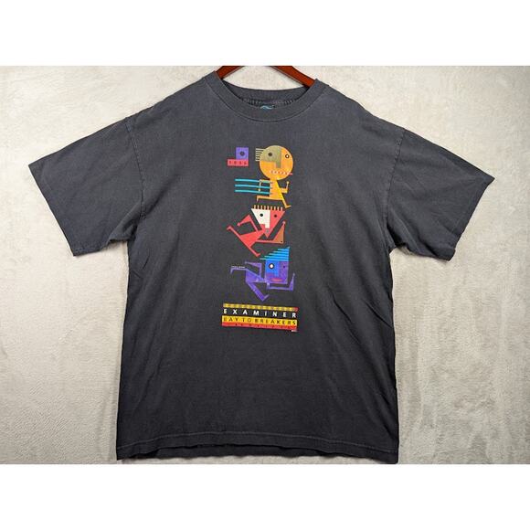 Vintage 1996 Examiner Bay to Breakers Race Run T-shirt XL Single Stitch - Picture 1 of 7